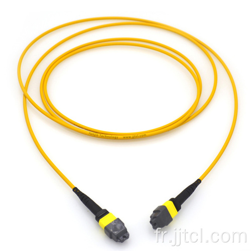 Câble de ligne MPO 12f 24f SM jaune 3.0 mm